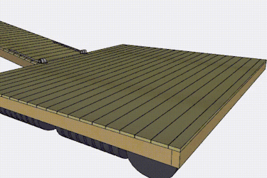 Flytebrygge tegning Flytebrygge tegning